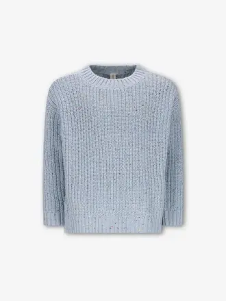 The New Chapter The New Chapter - Jamie knitted trui blauw