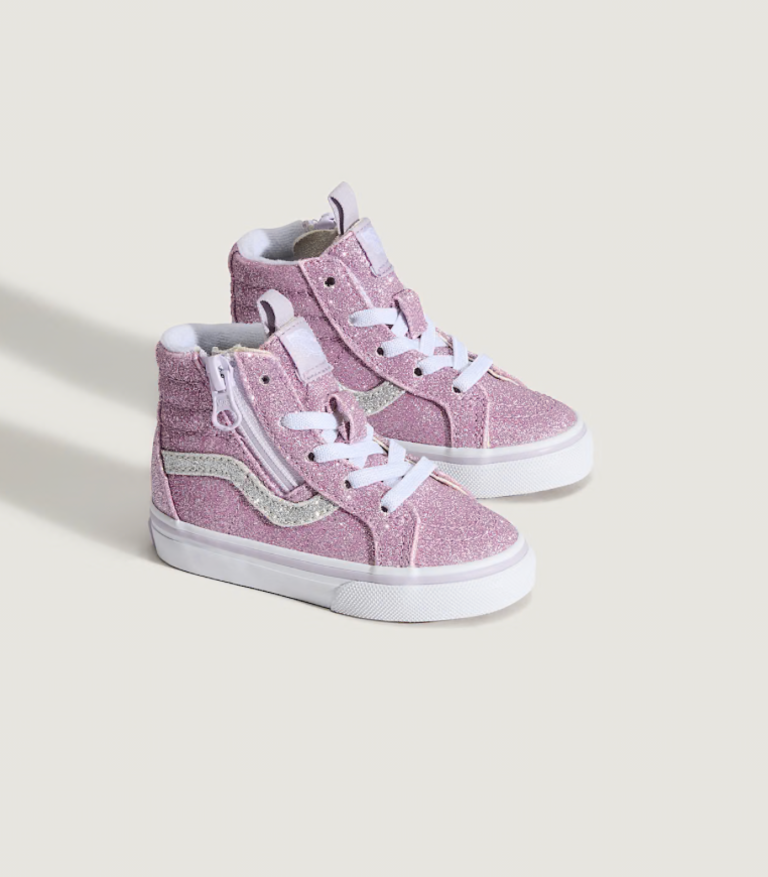 Vans Vans -SK8 Hi Lila  met rits aan de zijkant (1-4 jaar)