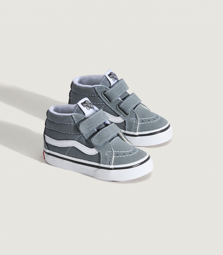 Vans Vans - SK8 mid klittenband sneaker grijs