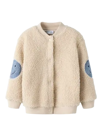 Name It Name it - Teddy smiley cardigan blue