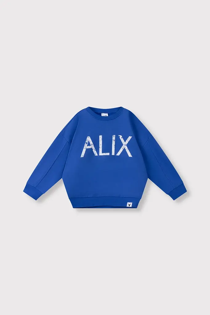 Alix the label Alix mini -KIDS ON TOUR SWEATER BLUE