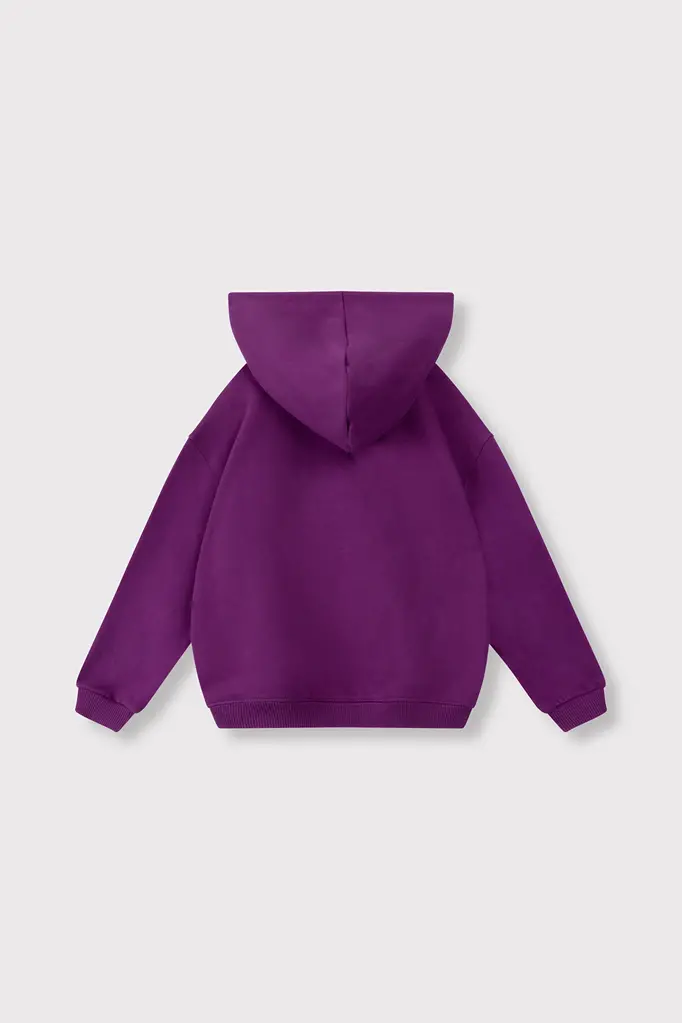 Alix the label Alix mini -kids  Logo hoodie purple magic