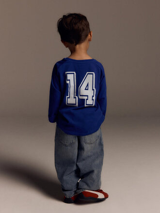 Alix the label Alix mini -kids knitted 14 longsleeve blue