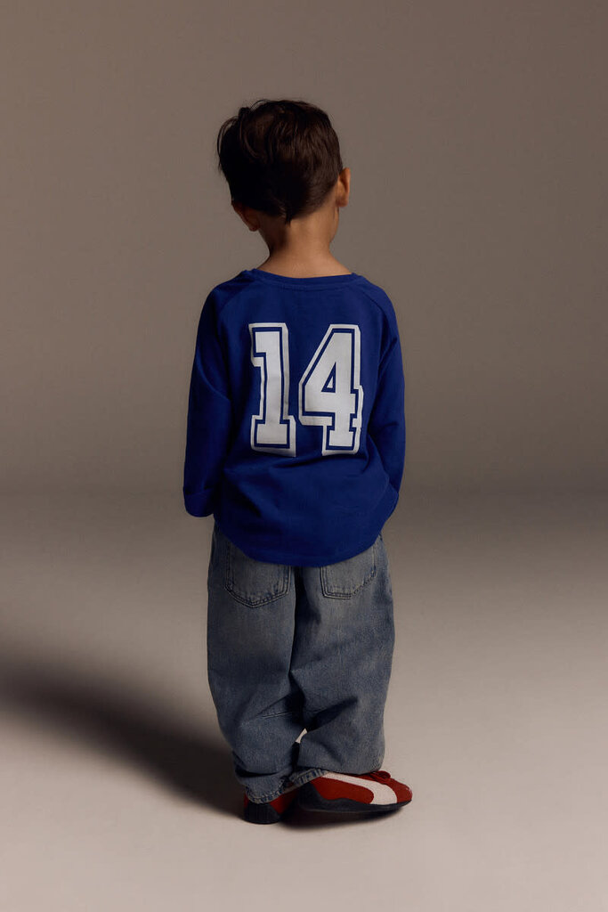 Alix the label Alix mini -kids knitted 14 longsleeve blue