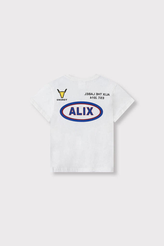 Alix the label Alix mini -kids knitted sports artwork t-shirt