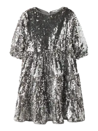 Name It Name it -  Silver glitter dress Name It Name it -  Silver glitter dress