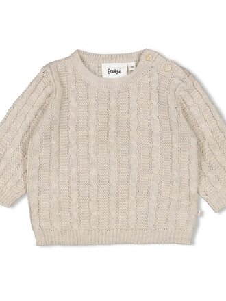 Feetje Feetje - the knits sweater taupe Feetje Feetje - the knits sweater taupe
