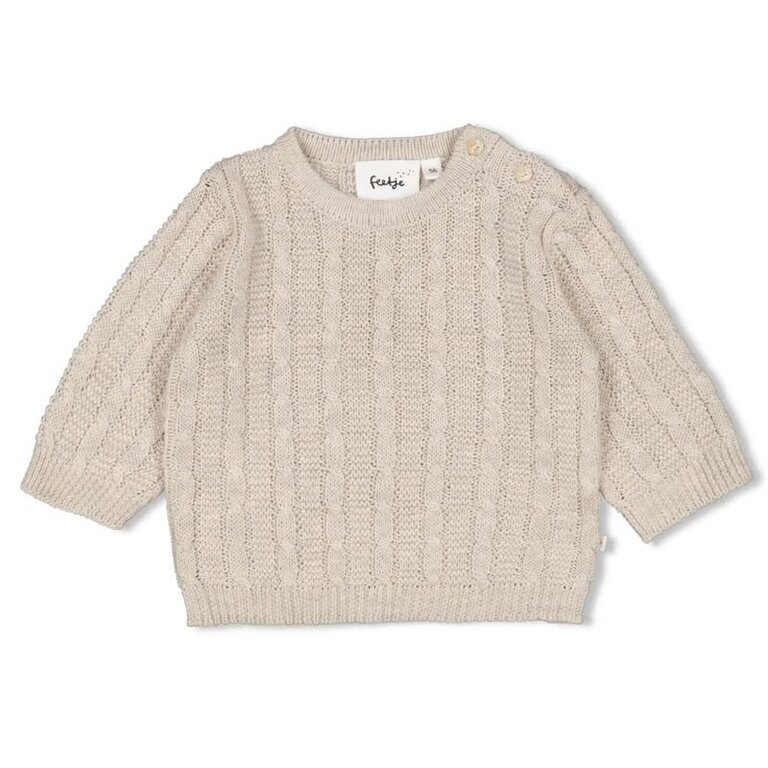 Feetje Feetje - the knits sweater taupe