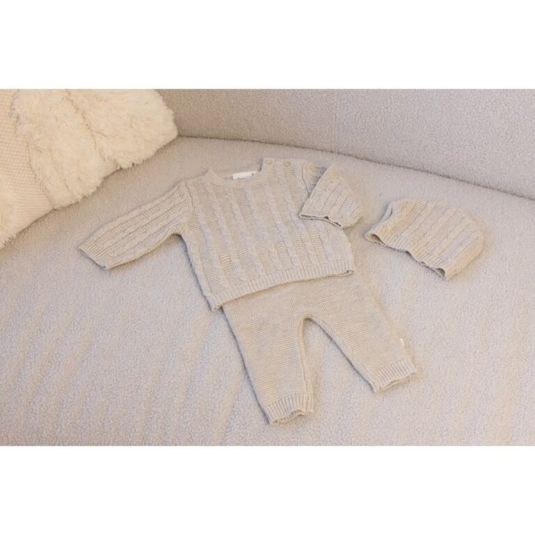 Feetje Feetje - the knits sweater taupe