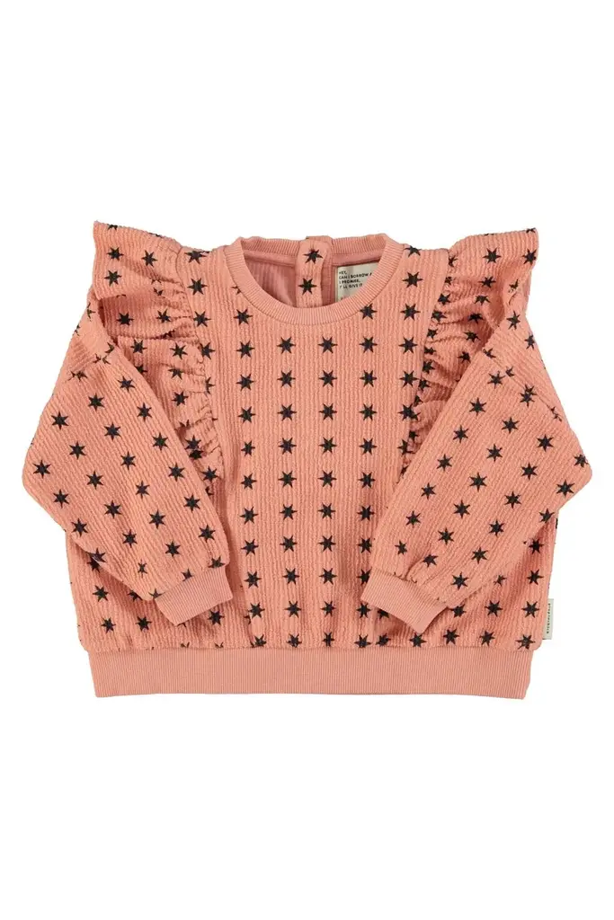 piupiuchick Piupiuchick - Piupiuchick-  Sweatshirt Pink with black stars