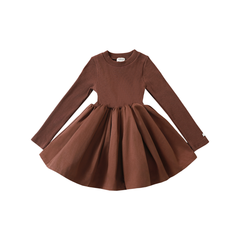 Donsje Amsterdam Donsje - Furre dress Mahogany