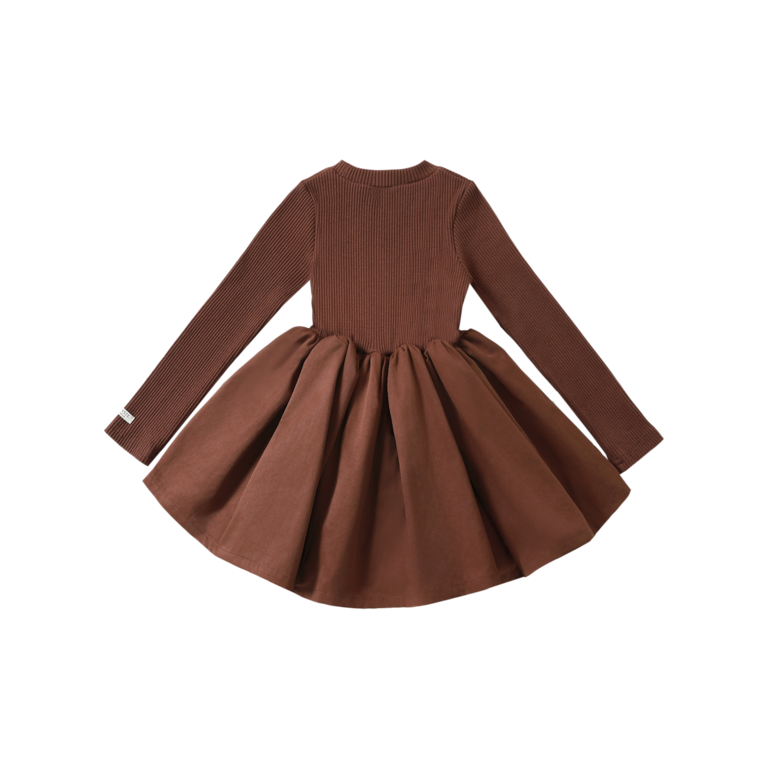 Donsje Amsterdam Donsje - Furre dress Mahogany