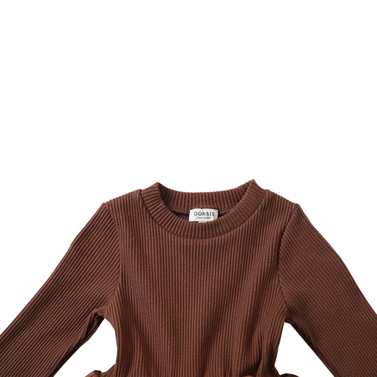 Donsje Amsterdam Donsje - Furre dress Mahogany