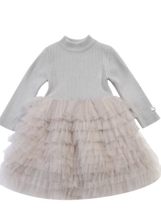 Donsje Amsterdam Donsje - Cecilly Dress Light Grey Donsje Amsterdam Donsje - Cecilly Dress Light Grey