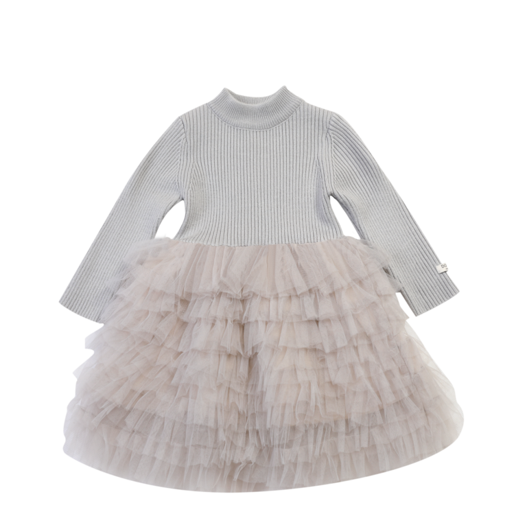 Donsje Amsterdam Donsje - Cecilly Dress Light Grey