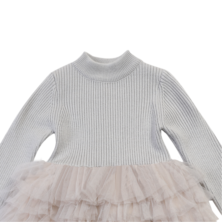 Donsje Amsterdam Donsje - Cecilly Dress Light Grey