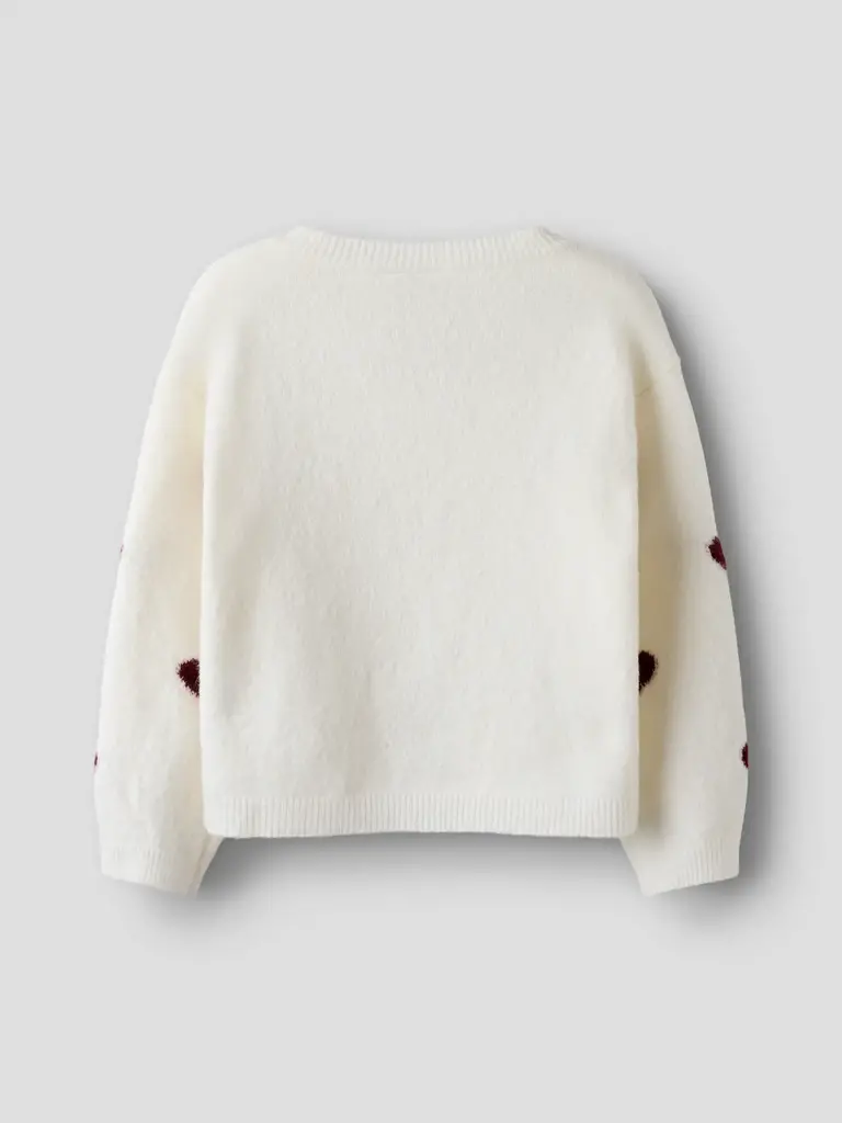 Name It Name it -Cloud Dancer BURGUNDY HEARTS