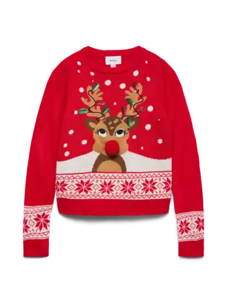 Vero moda girl Vero moda -  Xmas sweater  Red