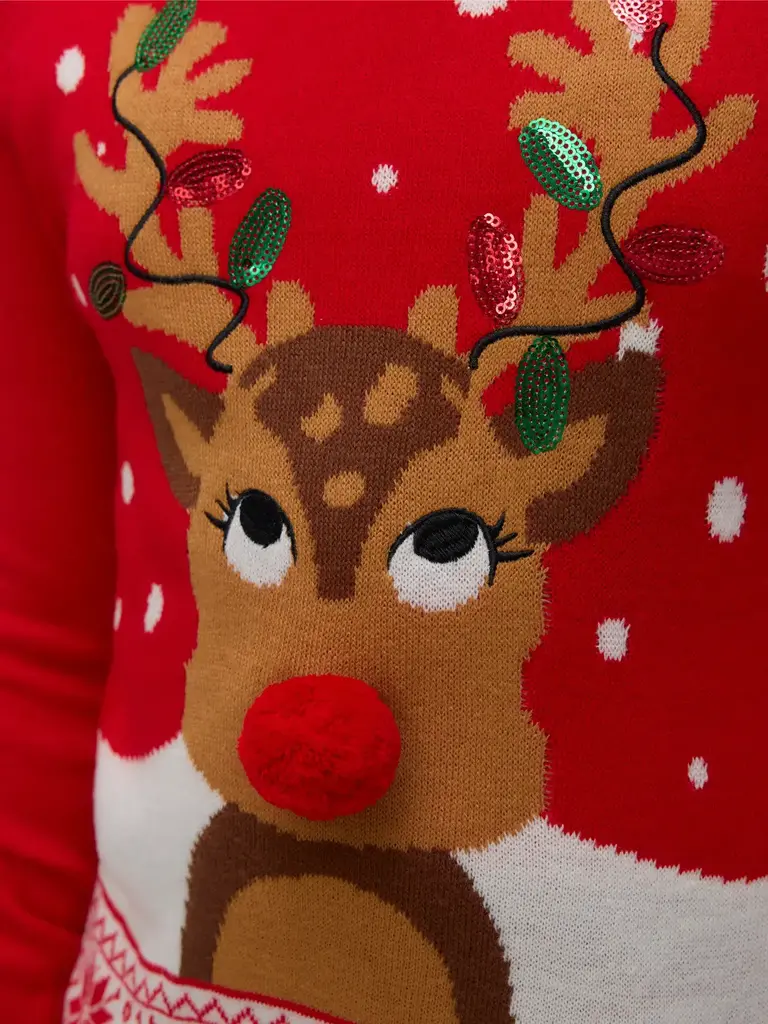 Vero moda girl Vero moda -  Xmas sweater  Red