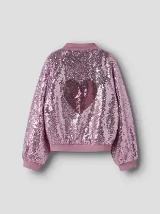 Name It Name it - Glitter bomber Lilac heart Name It Name it - Glitter bomber Lilac heart