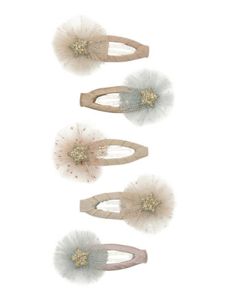 Mimi & Lula Mimi& lula MINI TULLE ROSETTE CLIC CLACS Mimi & Lula Mimi& lula MINI TULLE ROSETTE CLIC CLACS
