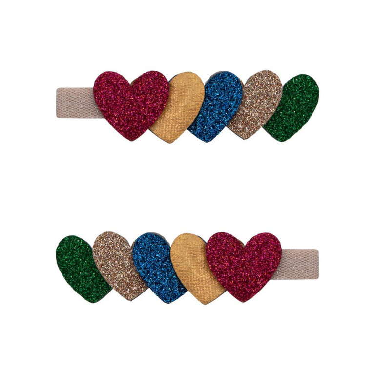 Mimi & Lula Mimi & Lula. JAZZY LAYERED HEART CLIPS