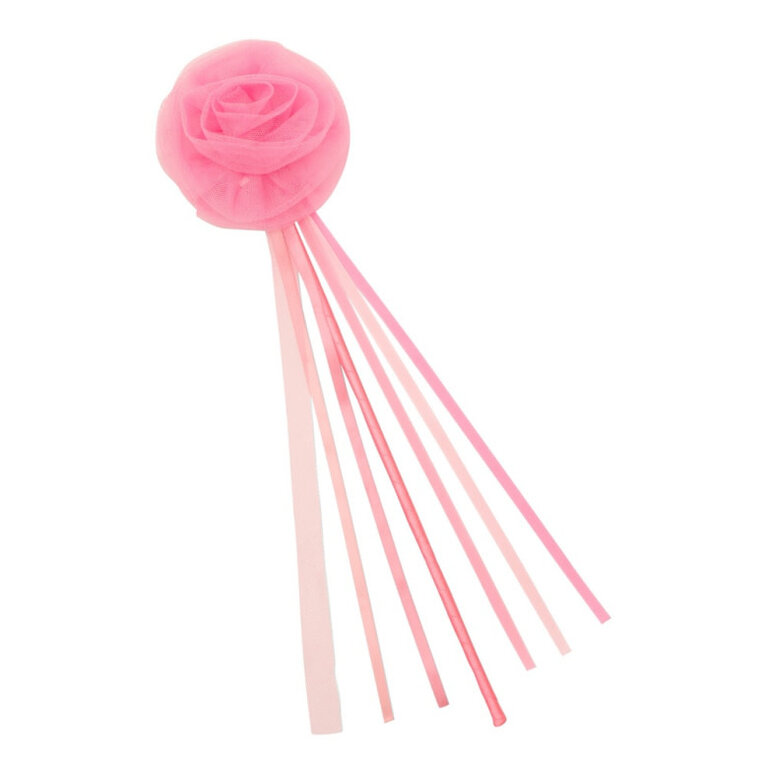 Mimi & Lula Mimi & lula -PINK RUFFLE FLOWER WAND