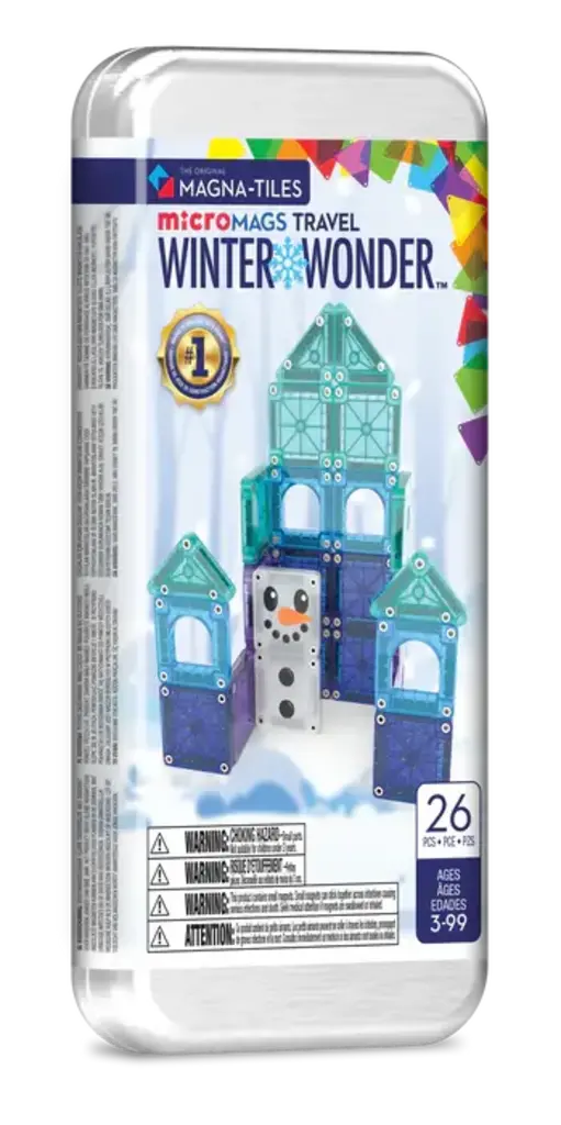 magnatiles MAGNA-TILES - Winter Wonder 26-Piece Travel Set
