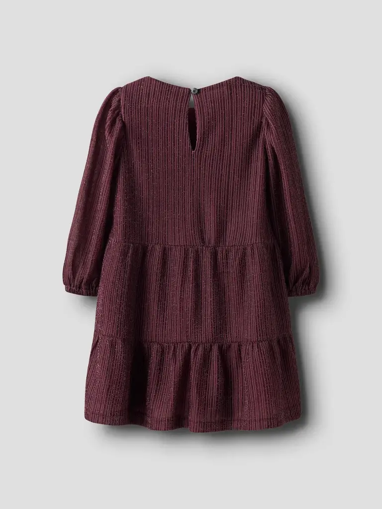 Name It Name it -Burgundy glitter dress
