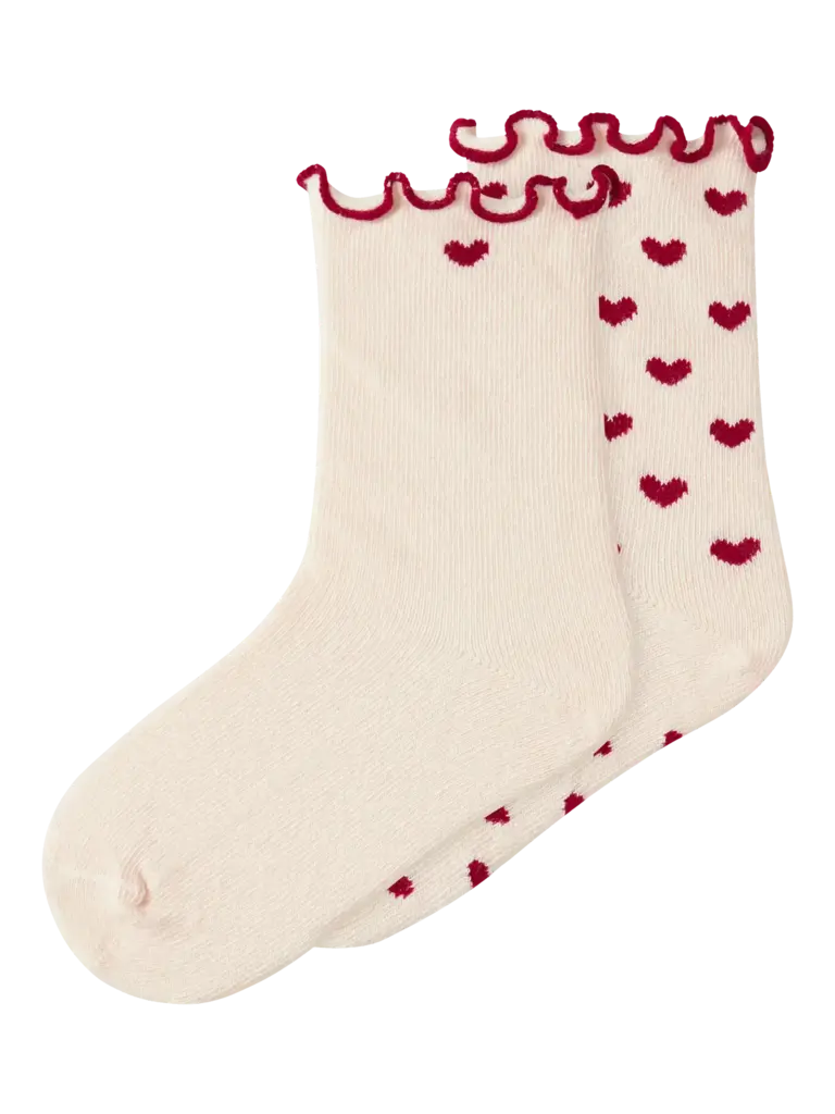 Lil' Atelier Lil atelier - Hartjes sokken 2pack