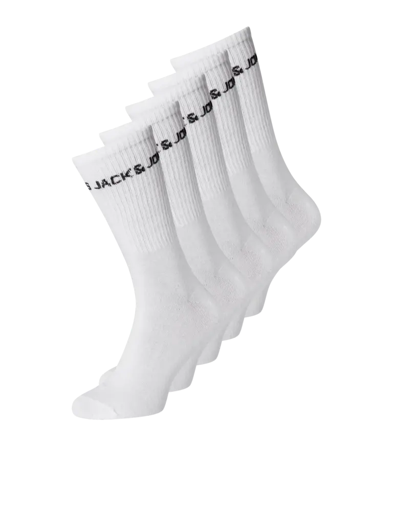 jack&jones Jack & jones - basic sport socks 5 pack white