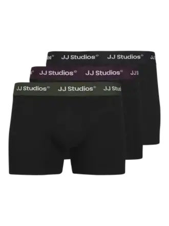 jack&jones Jack & jones - 3 pack boxers Black Plum Perfect jack&jones Jack & jones - 3 pack boxers Black Plum Perfect
