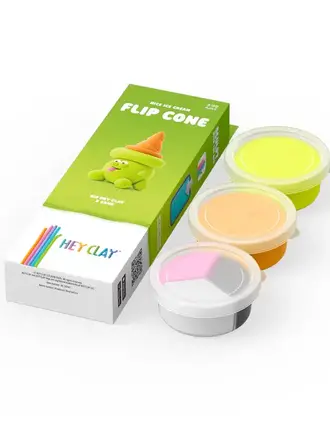 Hey Clay HeyClay - Nice Ice Cream - Flip Cone - 3 cans Hey Clay HeyClay - Nice Ice Cream - Flip Cone - 3 cans