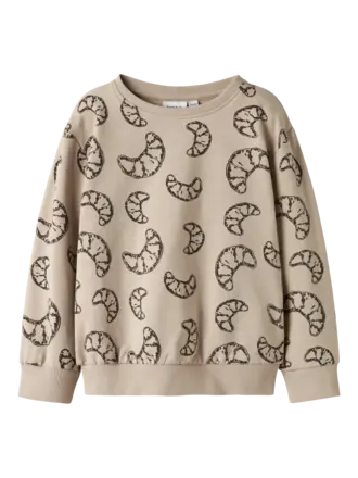 Name It Name it - Croissant sweater AOP Island Fossil