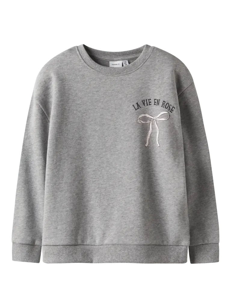 Name It Name it - Sweater bow  Grey Melange