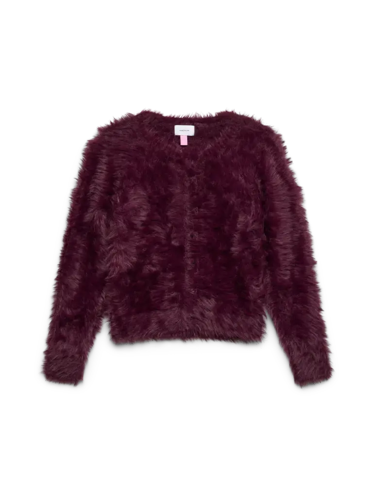 Vero moda girl Vero moda - Puffie cardigan Winetasting
