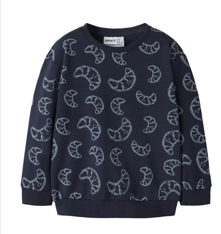 Name It Name it - Croissant sweater AOP Navy