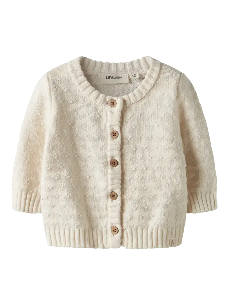 Lil' Atelier Lil Atelier - Rosanne knit cardigan turtledove