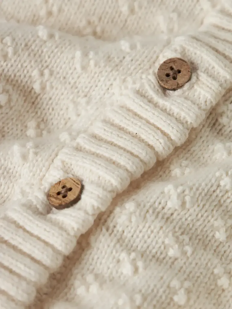 Lil' Atelier Lil atelier -Rosanne knit cardigan turtledove