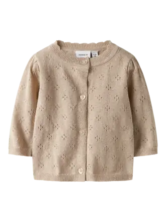 Name It Name it - Rolia glitter cardigan cement