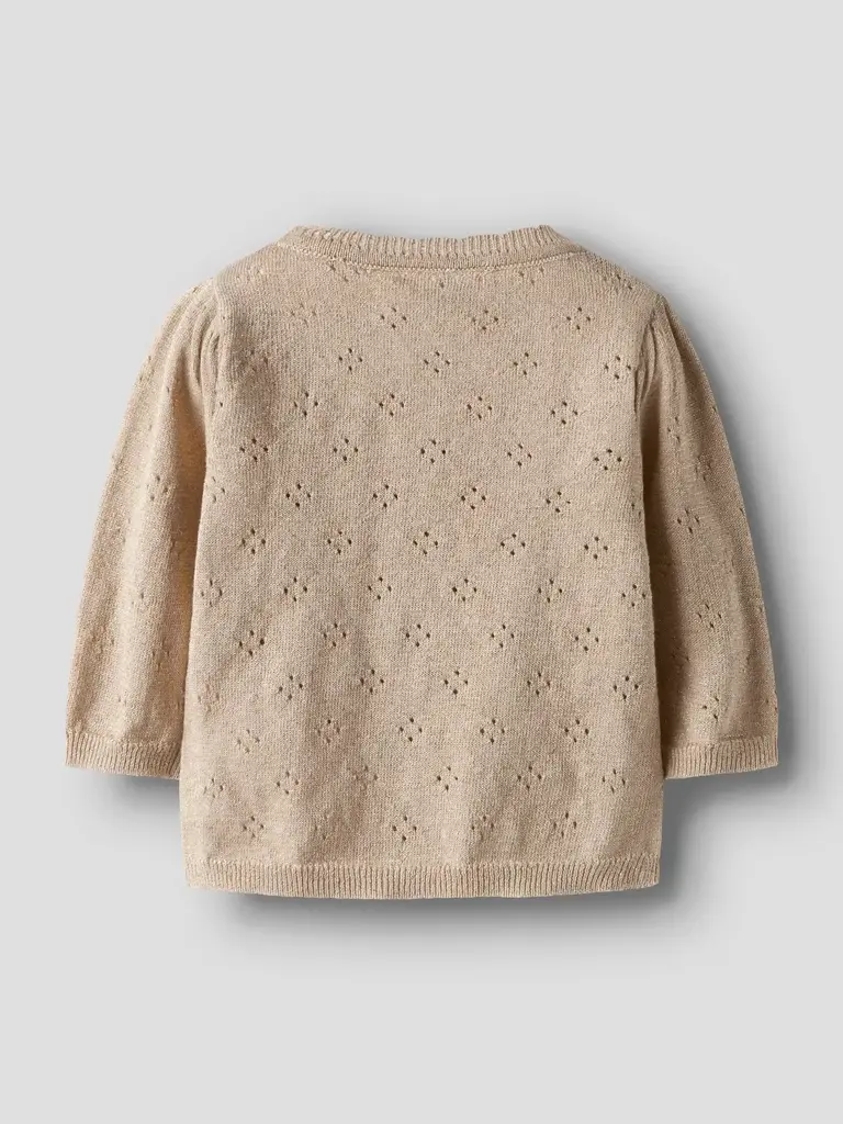 Name It Name it - Rolia glitter cardigan cement