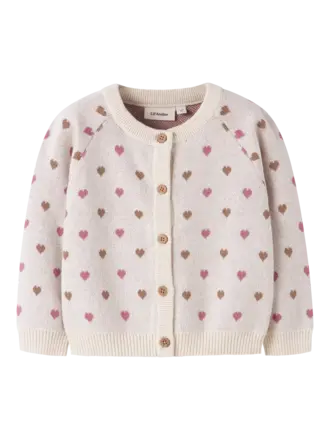Lil' Atelier Lil atelier - Hearts knit cardigan