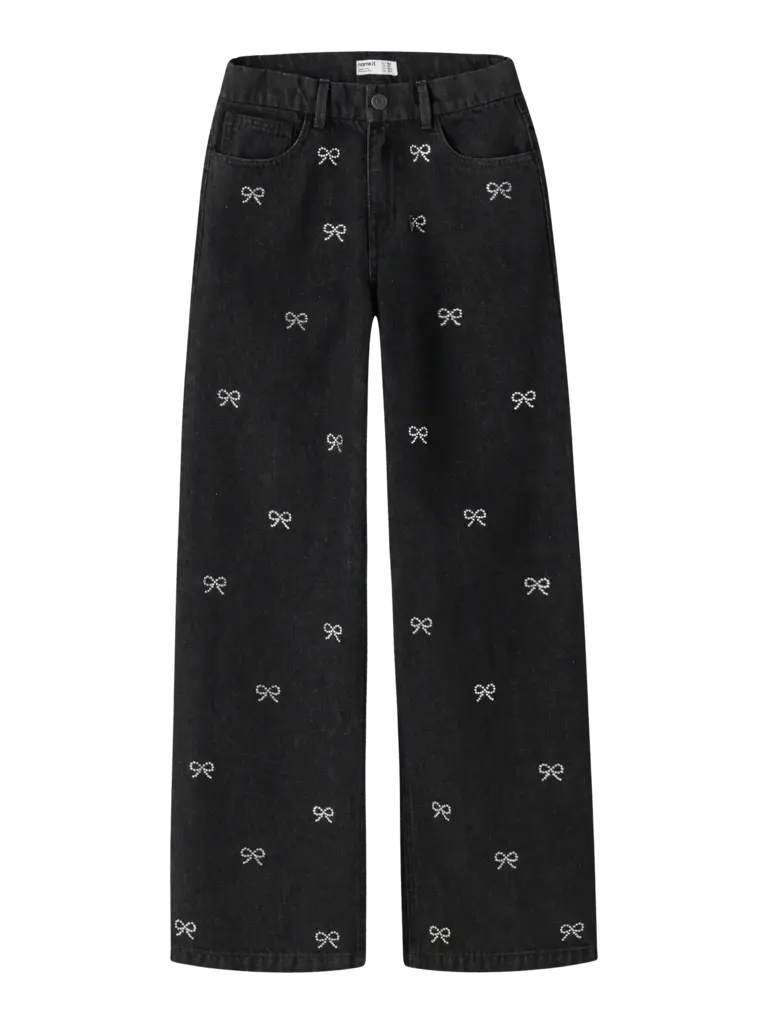 Name It Name it - Rose wide bow black