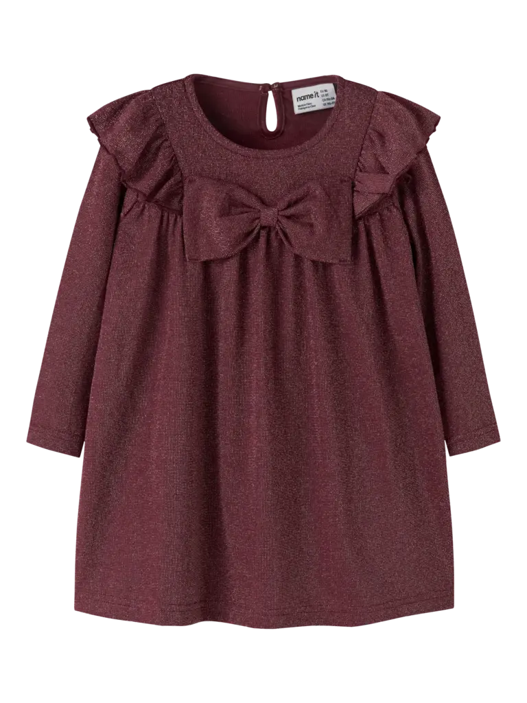 Name It Name it - Roisin dress glitter Burgundy