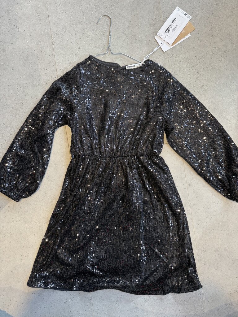 Name It Name it -  Glitter dress black