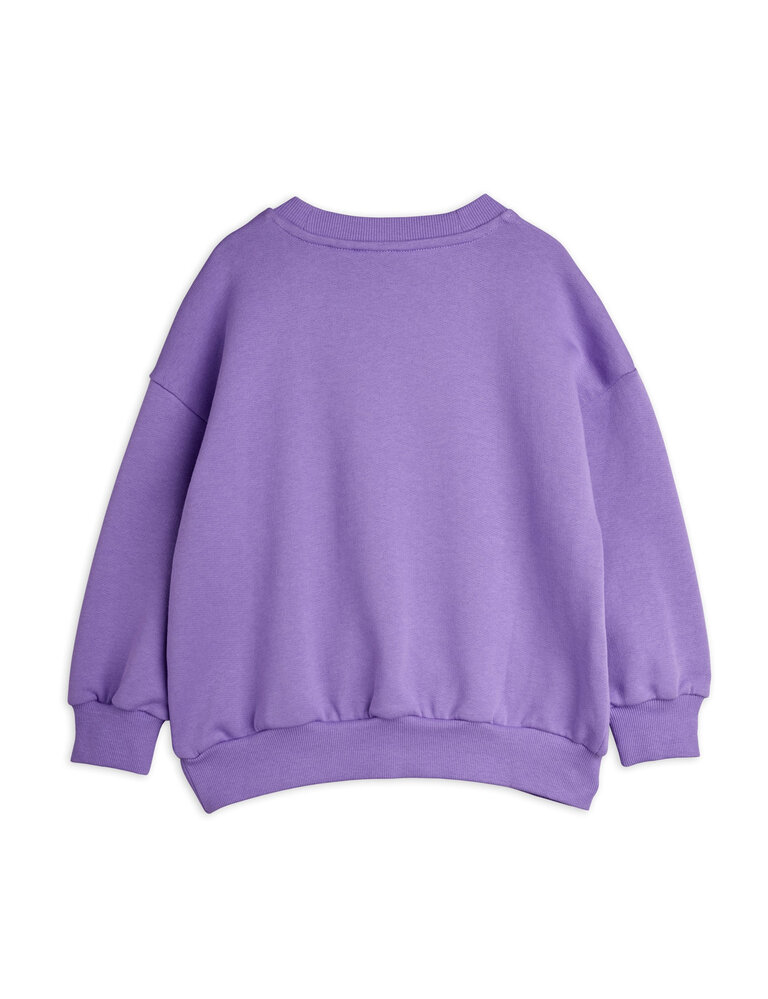 mini rodini Mini rodini -Heart in shoes emb sweatshirt Purple
