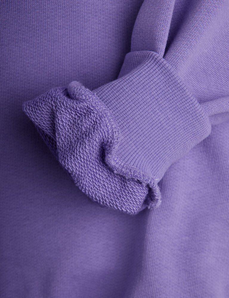 mini rodini Mini rodini -Heart in shoes emb sweatshirt Purple