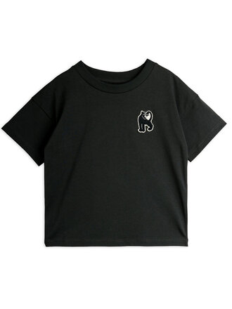 mini rodini Mini Rodini -Panther patch ss tee Black mini rodini Mini Rodini -Panther patch ss tee Black