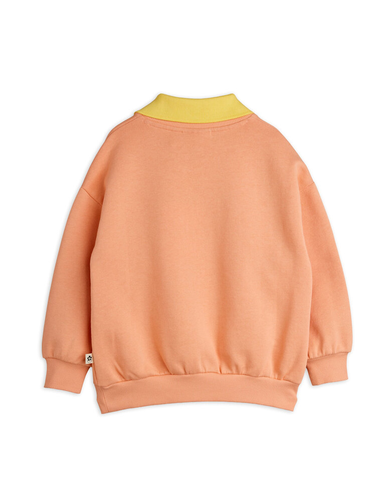 mini rodini Mini rodini -Heart emb collar sweatshirt pink