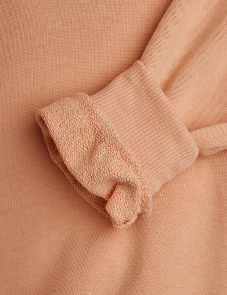 mini rodini Mini rodini -Heart emb collar sweatshirt pink